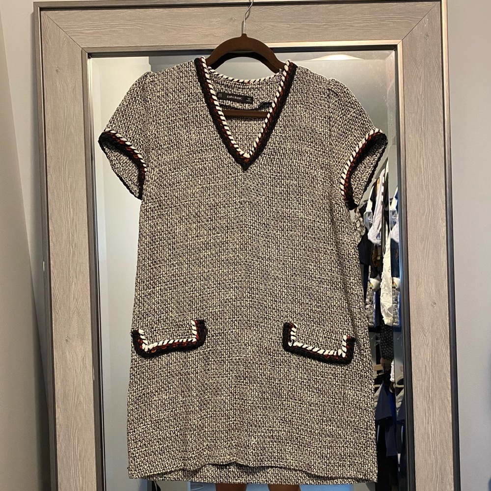Zara Dress with Woven Fabric and Design